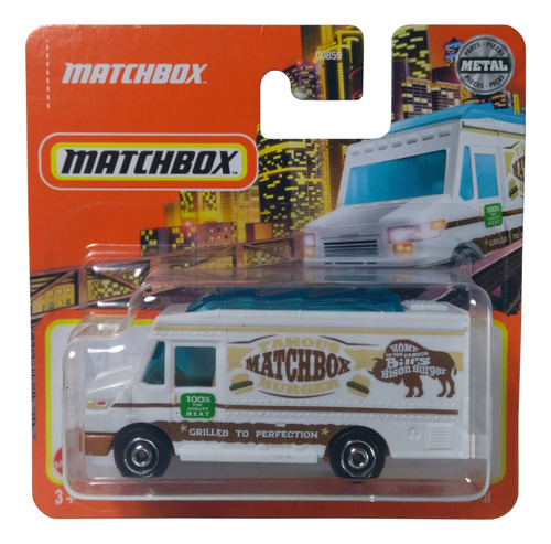 Matchbox Chow Mobile Ii Carro Hamburguesas Food Truck Nuevo 