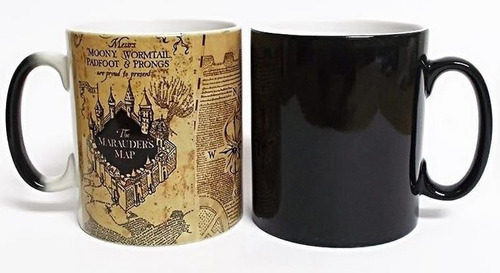 Mug Pocillo Magico Harry Potter Cambia De Color Con El Calor