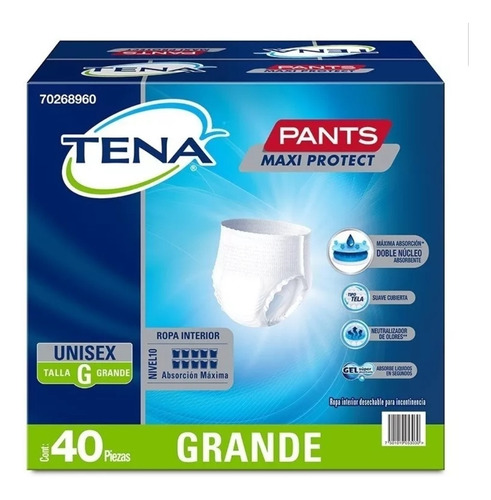 Tena Pants Pañales  Ropa Interio Desechable Adulto Grande A1