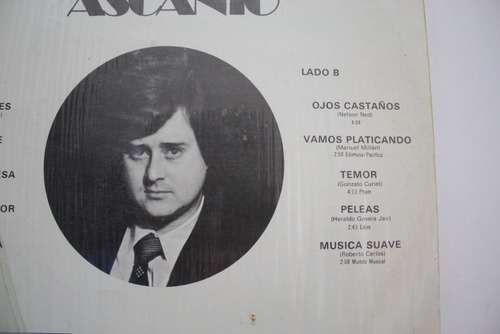 Disco Vinilo Acetato Manuel Ascanio Dos Amores El Sentimient (Usado)