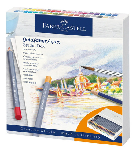 Lápices De Color Faber-castell Goldfaber Aqua X38 Color