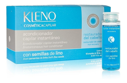 Ampollas Tratamiento Reestructurante Semillas Lino Kleno X12