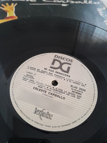 Disco Vinilo Celeste Carballo Mi Voz Renacerá Ed. 1983 (Usado)