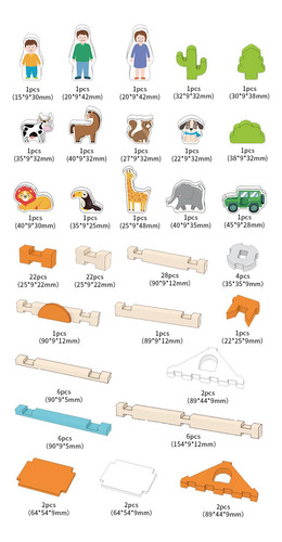 120 Piezas Diy Modelo De Construcción Kits De Casa De