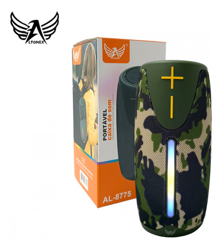 Caixa De Som À Prova D'água Bass Altomex Al-8775 Cor Preto 127V/220V