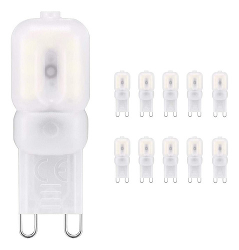 Jklcom G9 10 Pack 3 Vatios Color Blanco G9 Base 14 Led