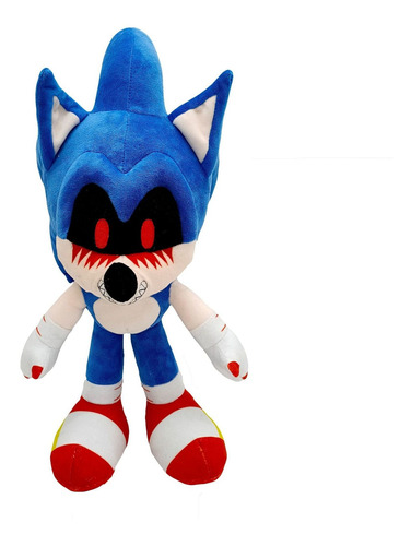 Peluche Sonic Exe De 36 Cm, Peluche Relleno De Sonic Wicked