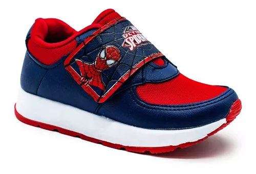 Zapatillas Niño Spiderman Textil Doble Abrojo