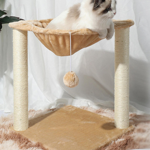 Poste Arranhador Para Gato Interativo Bola De Brinquedo Para