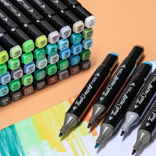 Mark Pen Marcador De Dibujo Papelería De Doble Punta 36