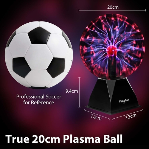 Bola De Plasma Mágica Xl De 20cm