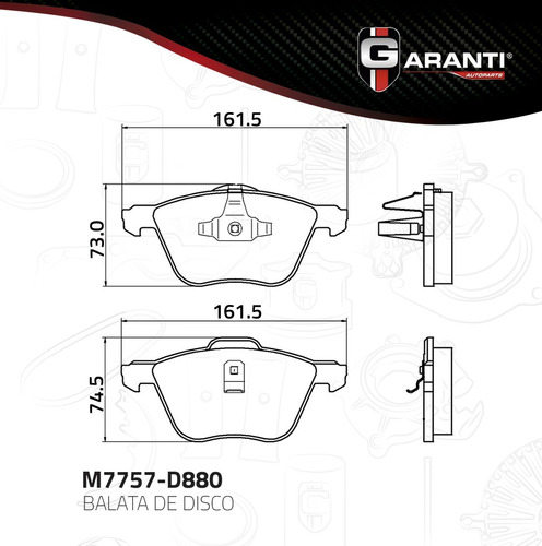 Balata Disco Delantera Seat Alhambra Vw Sharan 2002-2008