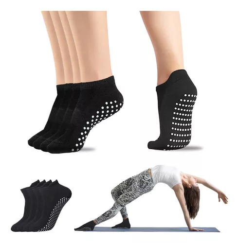 3 Pares Calcetines Antideslizantes Futbol Yoga Ejercicio Medias Hombre  Mujer