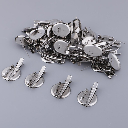 120 Piezas Broche Redondo Broches Para El Cabello Broches