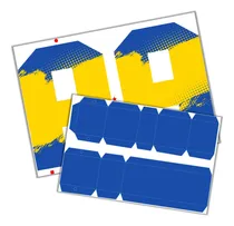 Comprar Kit Imprimible Letras 3d Boca Juniors Editables
