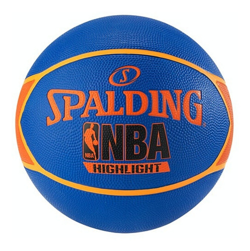Balon Basketball Spalding Highlight Blue/orange // Bamo