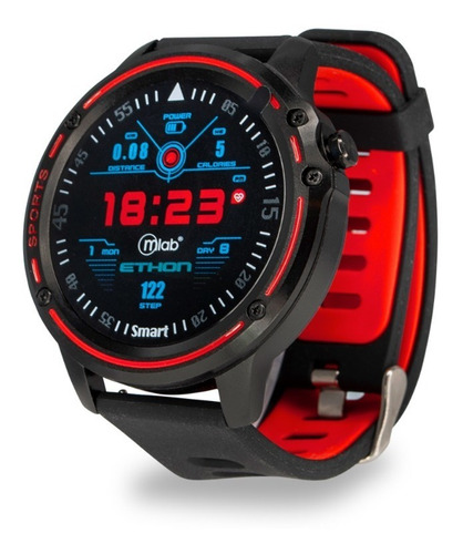 Smartwatch Microlab Ethon Advanced Red - Revogames