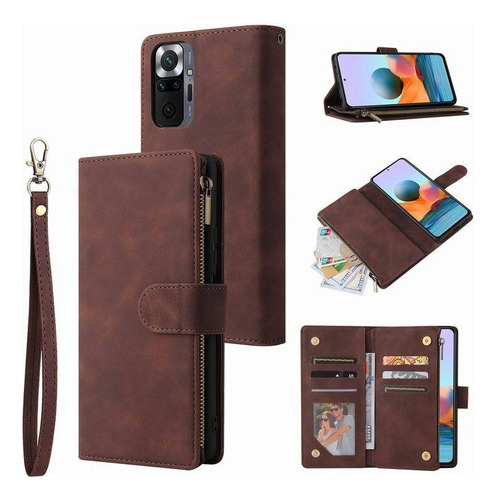 Funda Tipo Libro Tipo Cartera Con Cremallera For Redmi