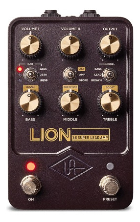 Pedal De Guitarra Uafx Lion '68 Super Lead Amp