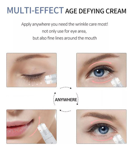 Crema Rejuvenecedora Para Ojos, Nutritiva, Hidratante, Aclar