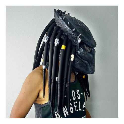 Predator Casco Halloween Cosplay Disfraz Prop Látex