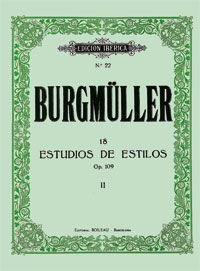 18 Estudios De Estilos, Op. 109 - Burgm?ller, Johann Frie...