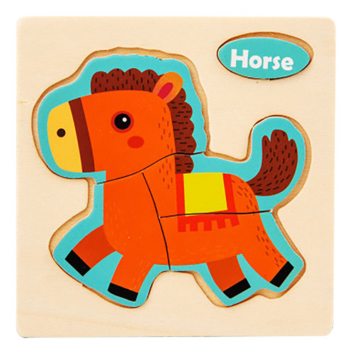 Juguete M En Puzzle 9721 Para Niños, Tráfico De Animales Y D