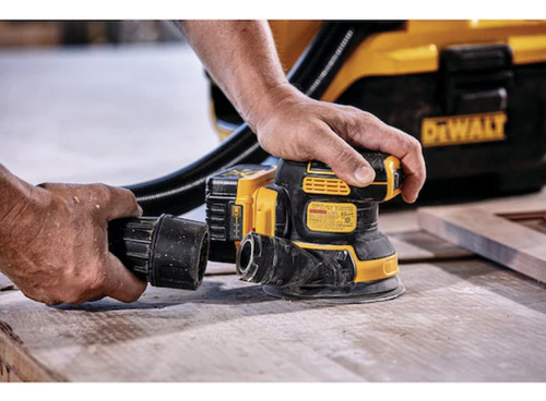 Lijadora Orbital 20v De 5 Sin Escobillas Dewalt Dcw210b Negro