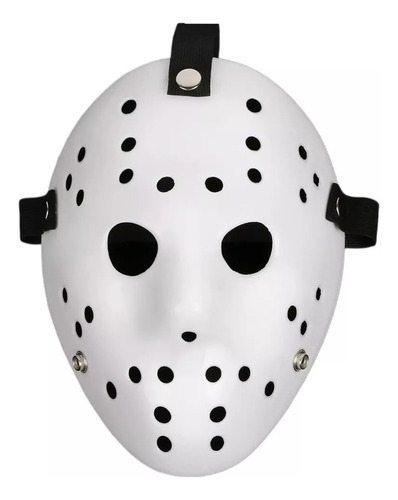 Nuevo Máscara De Halloween Jason, Horror Hockey (blanco