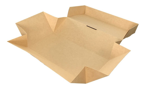 Caja, Charola, Rectangular Para Comida Rápida (25 Piezas)