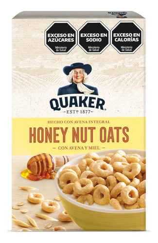 Cereales Quaker Honey Nut Oats X 190 Gr Desayuno Merienda