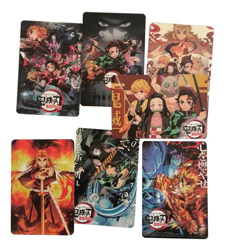 Imagen 1 de 4 de Anime Demon Slayer Kimetsu No Yaiba Postal Regalo 3set
