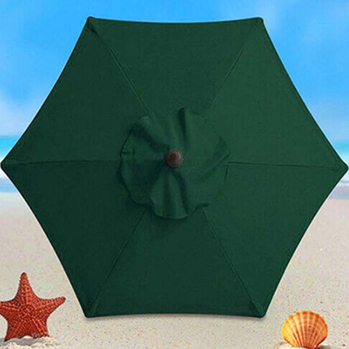 Al Aire Libre Toldo Mesa 3,0 M 8 Costillas Verde Oscuro