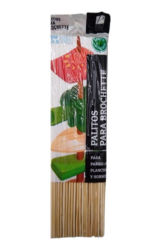 Palitos Brochette Bamboo 25 Cm / 170 Palitos