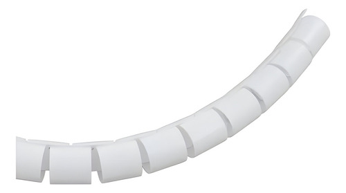 Organizador Fios E Cabos Espiral Spiraduto 3/8 50mts Cor Branco