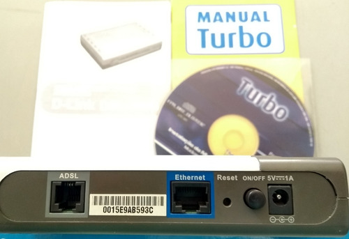 Roteador Adsl2/2+ Dsl-500b Completo Usado Na Caixa