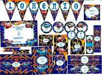 Comprar Kit Imprimible Hot Wheels Solo Textos Editables