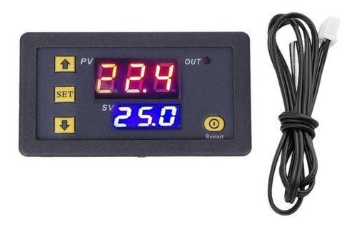 Controlador Temperatura Bivolt 110 220v Termostato W3230 12v