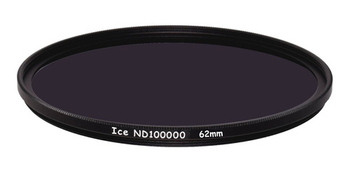 Ice 62mm Nd100000 Solid Neutral Density 5.0 Filtro (16.5-sto