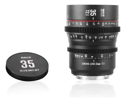 Meke Lente De Cine Manual T2.1 Super 35 Prime De 1.378in Par