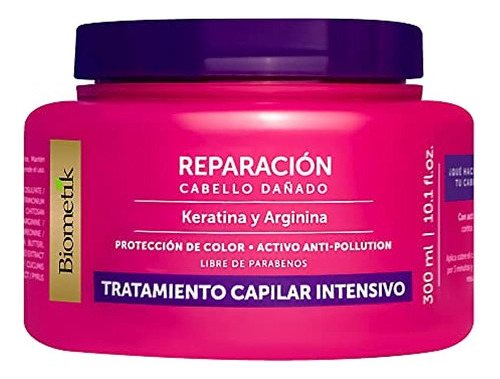 Keratina Y Arginina Para Cabello Maltratado Biometik ;o