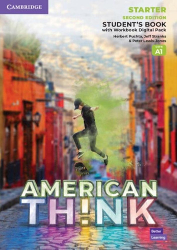 American Think Starter Student´s Book With Workbook Digital Pack - 2nd Ed, De Puchta, Herbert. Editora Cambridge University, Capa Brochura, Edição 2 Em Inglês Americano