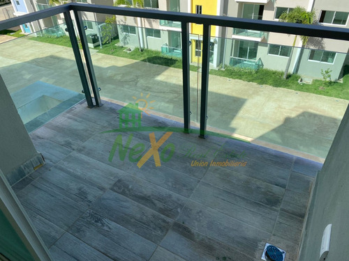 Apartamento 3er Nivel En Residencial Con Piscina, Santiago