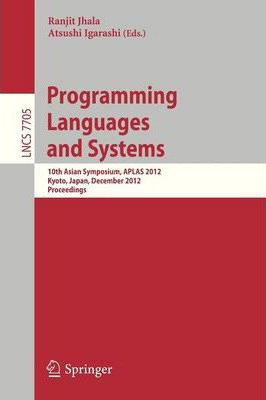 Libro Programming Languages And Systems - Ranjit Jhala