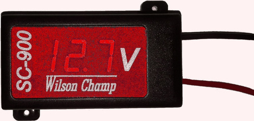 Voltimetro Rojo Autoalimentado Wilson Champ Sc-900