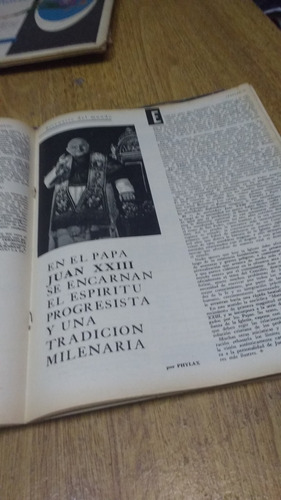 Leoplan 657  El Papa Juan Xxiii 23  Espiritu Progre Año 1961