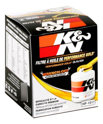 Filtro De Aceite K&n 1017 Avalanche, Silverado, Tahoe  