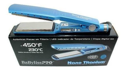 Prancha Nano Titan Babyliss Pro Larga 44mm 230ºc/450ºf 110v
