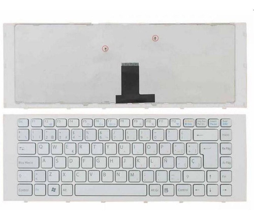 Teclado Blanco Para Sony Vaio Vpceg Vpceg20el Vpceg23el