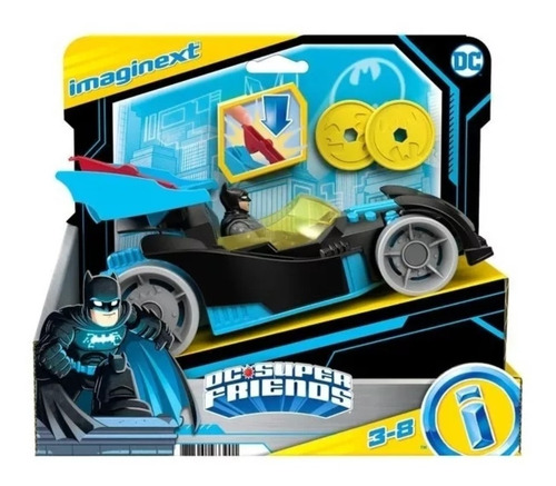 Imaginext Dc Batman Súper Friends Batimovil Nuevo